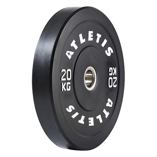 Disco Olímpico Bumper 20 kg Negro