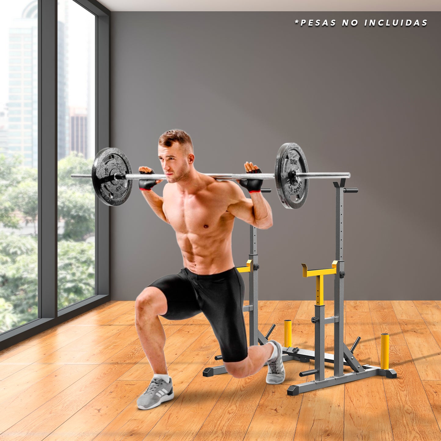 Squat Rack Multifuncional Power Sentadillas Press