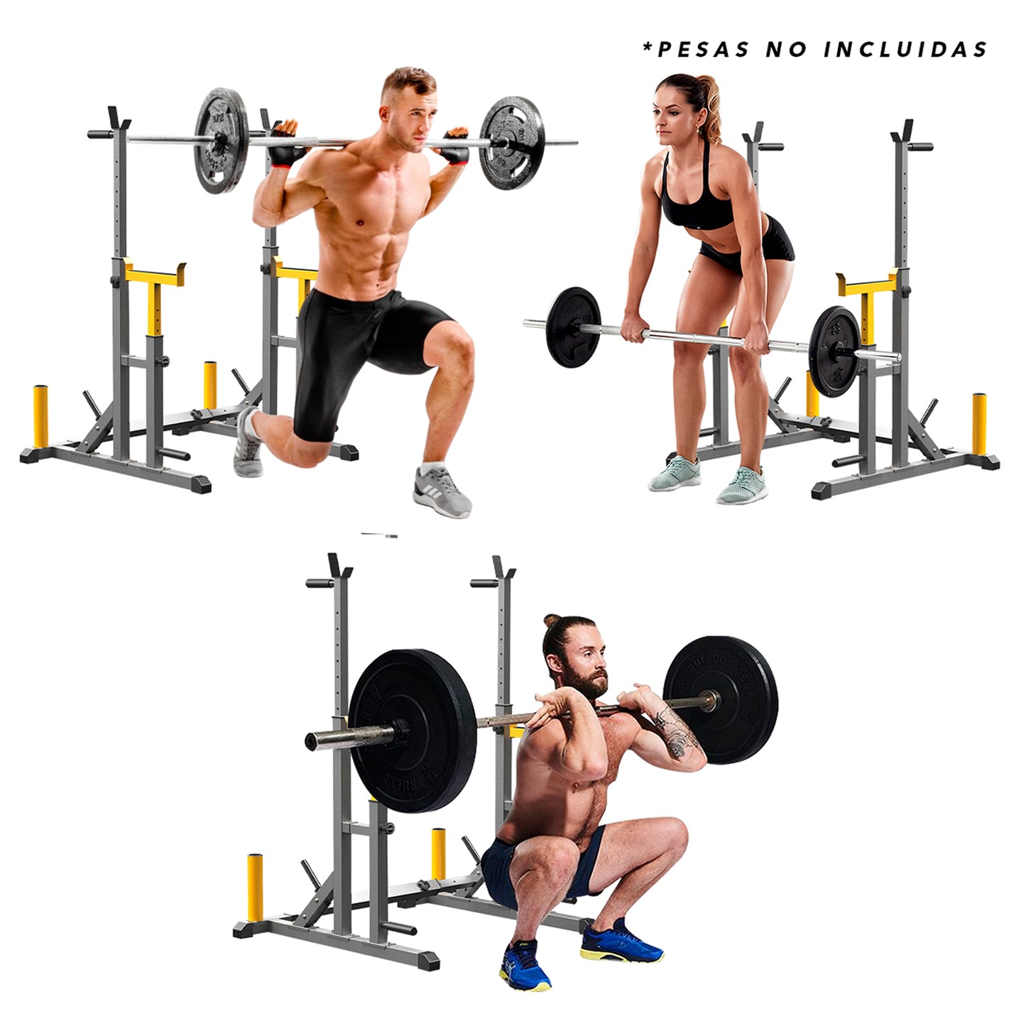 Squat Rack Multifuncional Power Sentadillas Press