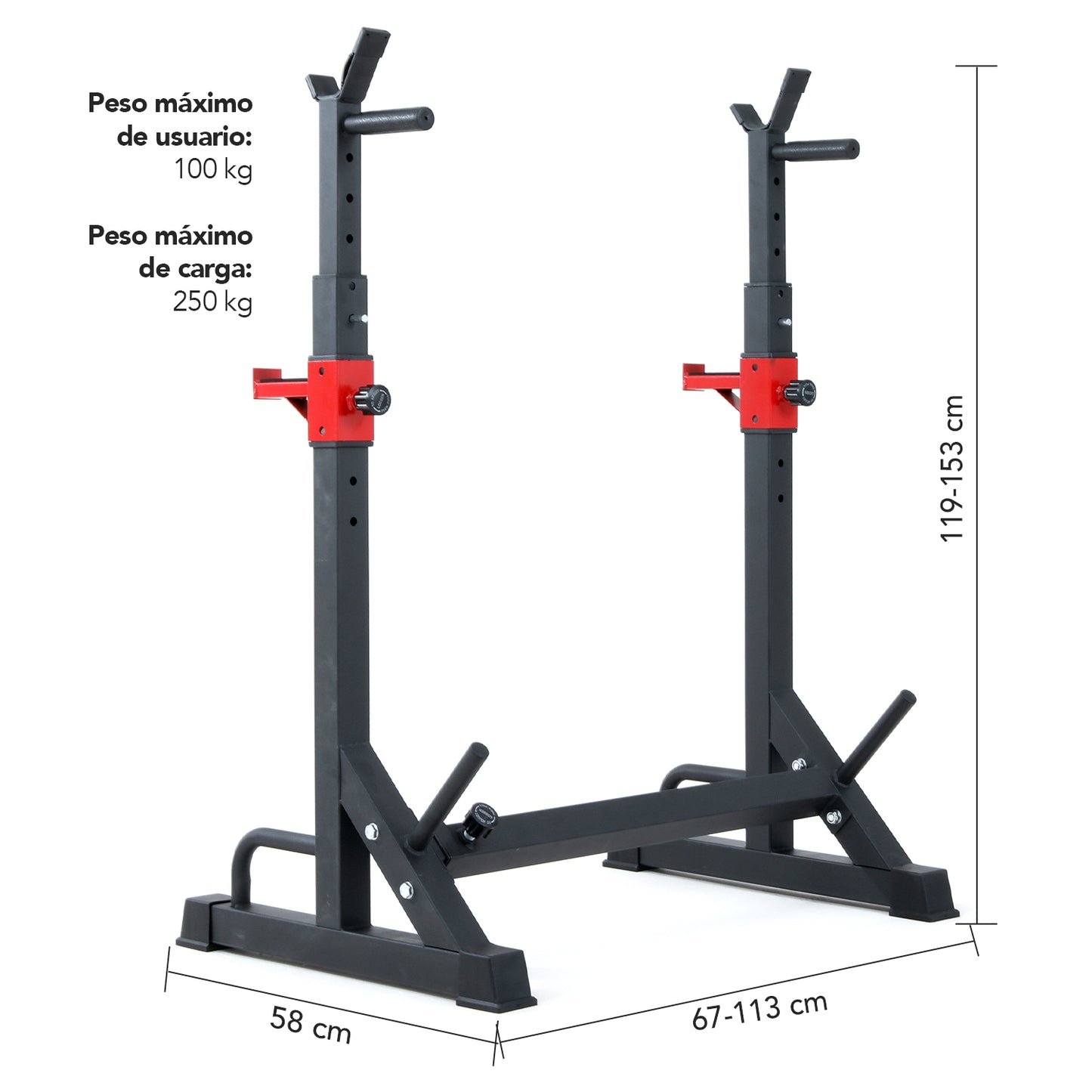 Squat Rack Atletis Force Line 200