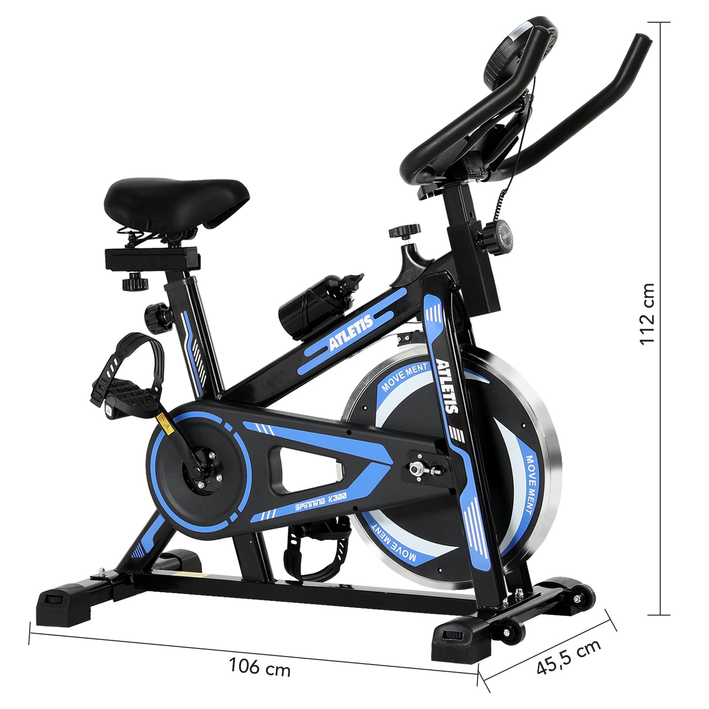 Bicicleta Spinning K300 6kg Azul